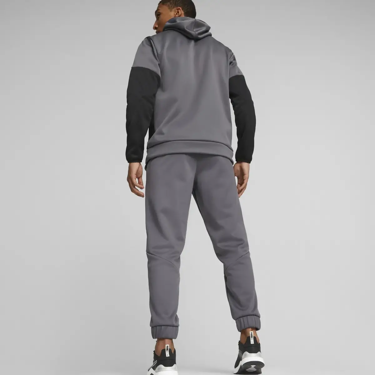 Puma TRAIN ALL DAY PWRFLEECE JGR Gri Erkek Eşofman Altı