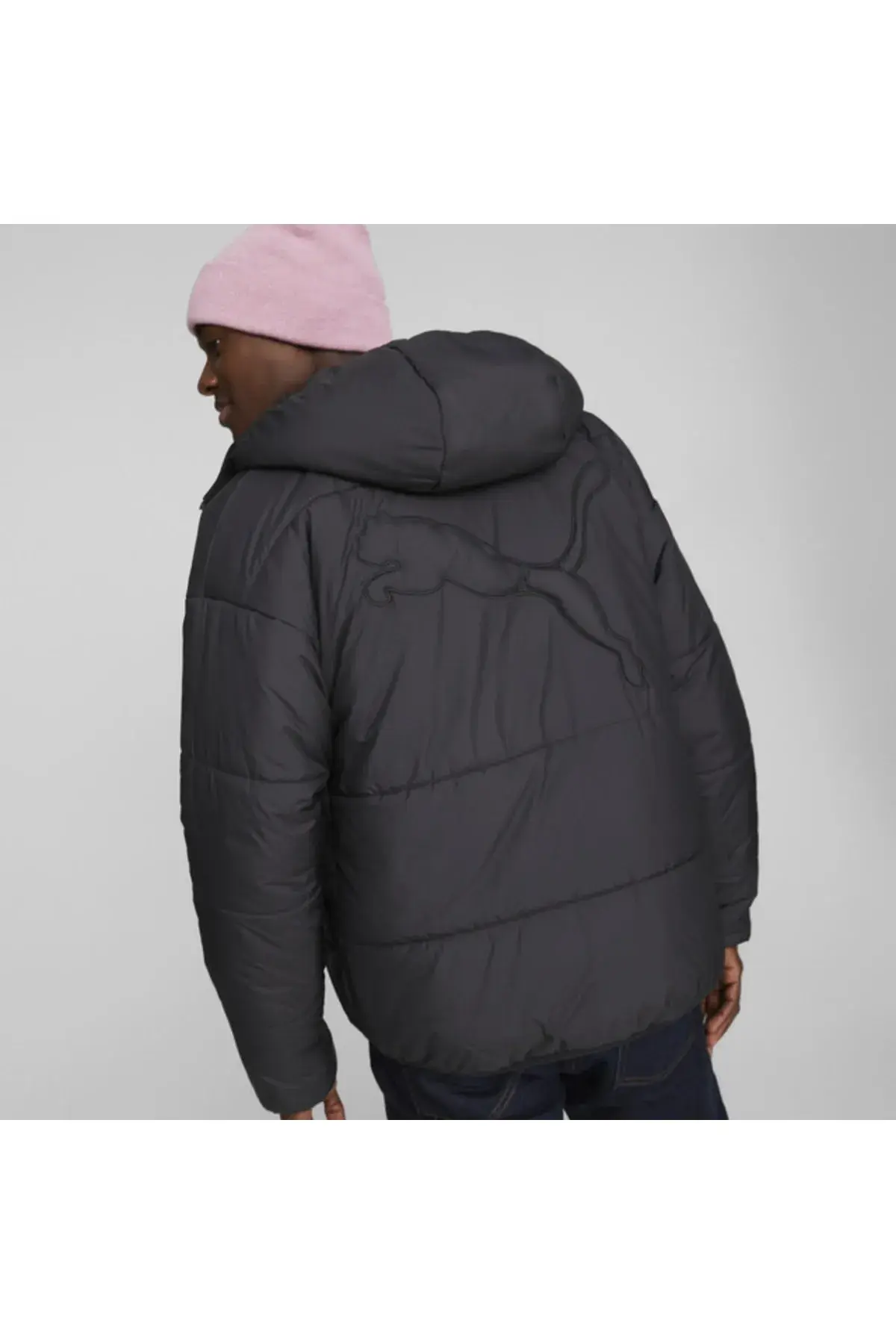 Puma Classics Hooded Padded Jacket Siyah Erkek Kapüşonlu Mont