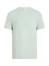 Calvin Klein LINEN COTTON T-SHIRT Yeşil Erkek Tişört