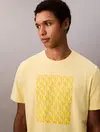 Calvin Klein SS 20S CK MACRO Sarı Erkek Tişört