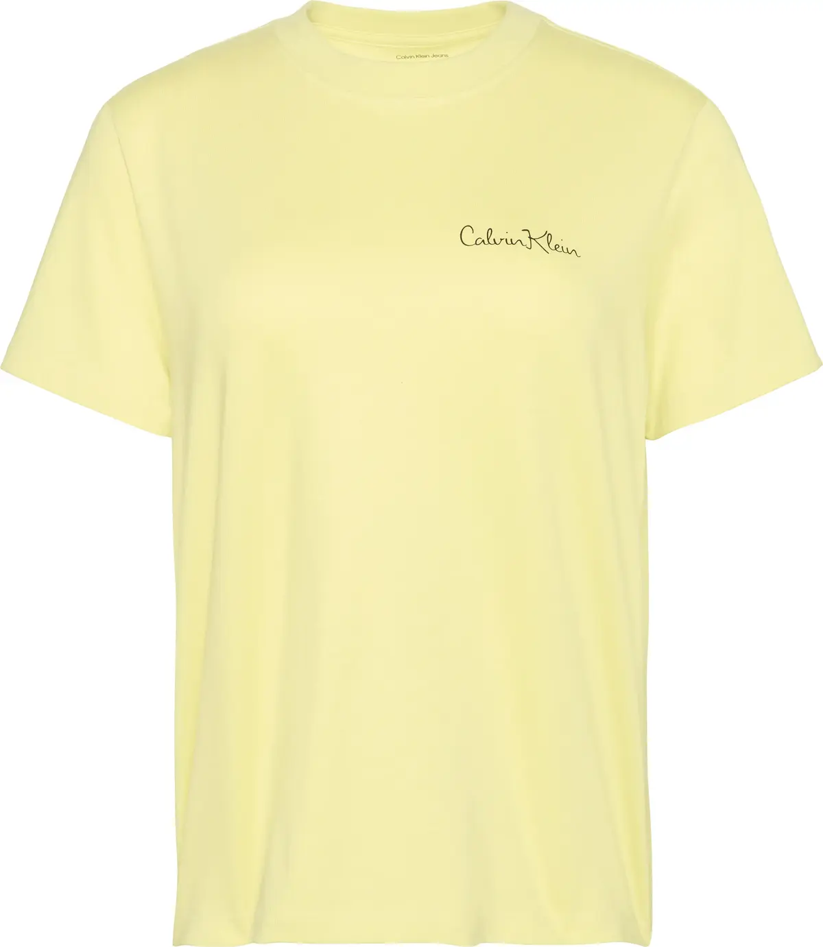 Calvin Klein SS CLASSIC GRAPHIC TEE Kadın Sarı T-Shirt
