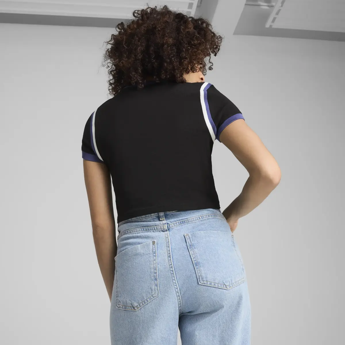 PUMA FUTURE.PUMA.ARCHIVE Baby Tee Siyah Kadın Crop