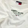 Tommy Hilfiger TJW RLX TJ FLOWERS T, YBL Beyaz Kadın T-Shirt & Polo