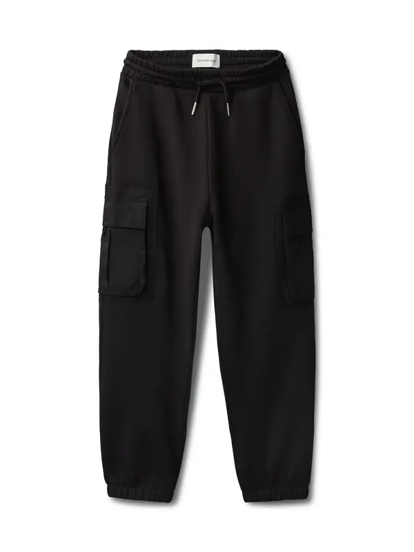 Calvin Klein CONTRAST POCKET Siyah Çocuk Eşofman Alt