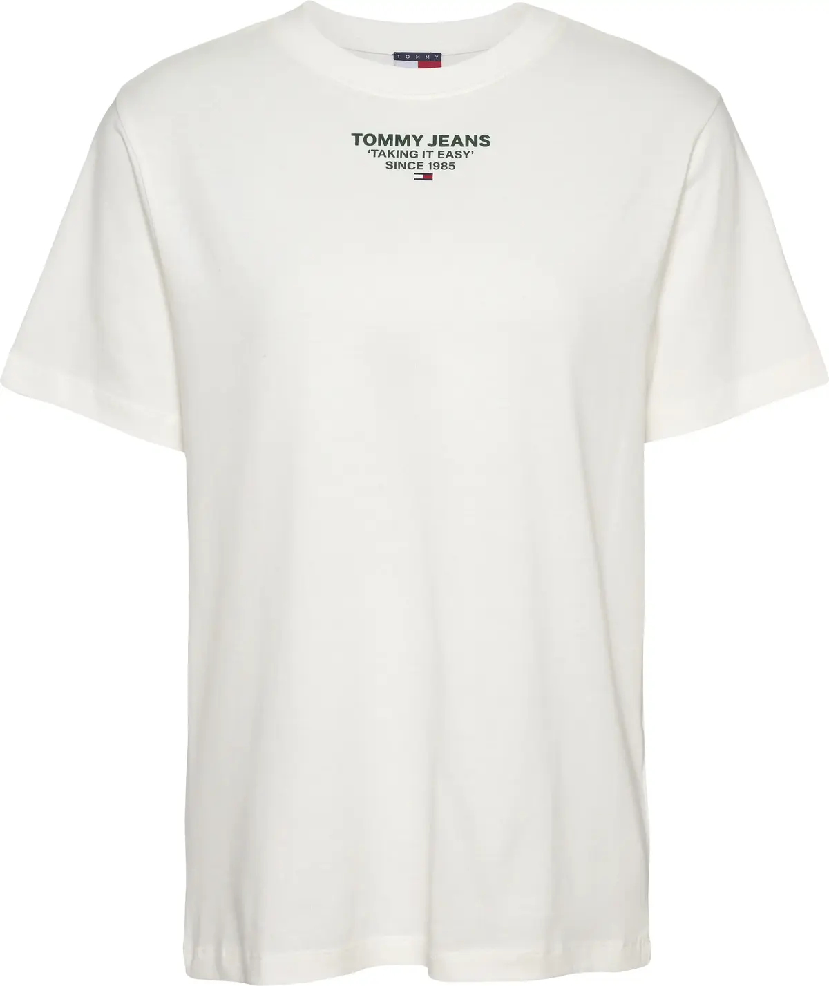 Tommy Hilfiger TJW RLX TJ FLOWERS T, YBL Beyaz Kadın T-Shirt & Polo