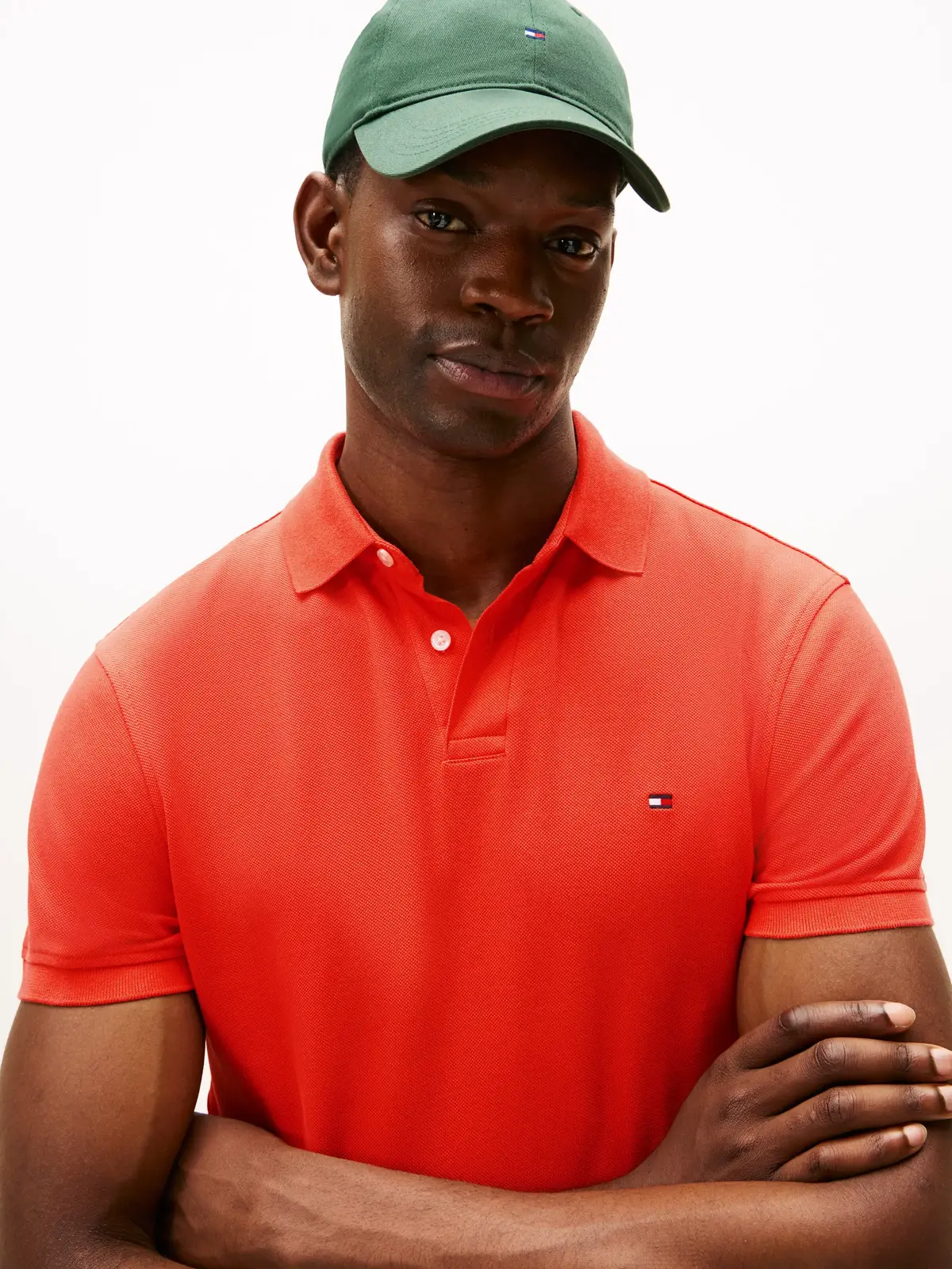 Tommy Hilfiger 1985 REGULAR POLO, SCX Turuncu Erkek T-Shirt & Polo