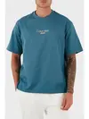 Calvin Klein SS 16S RLXD FIT CKJ GRAPHIC TEE Mavi Erkek Tişört