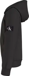 Calvin Klein RIB BLOCKING BADGE Z Erkek Siyah Hoodie