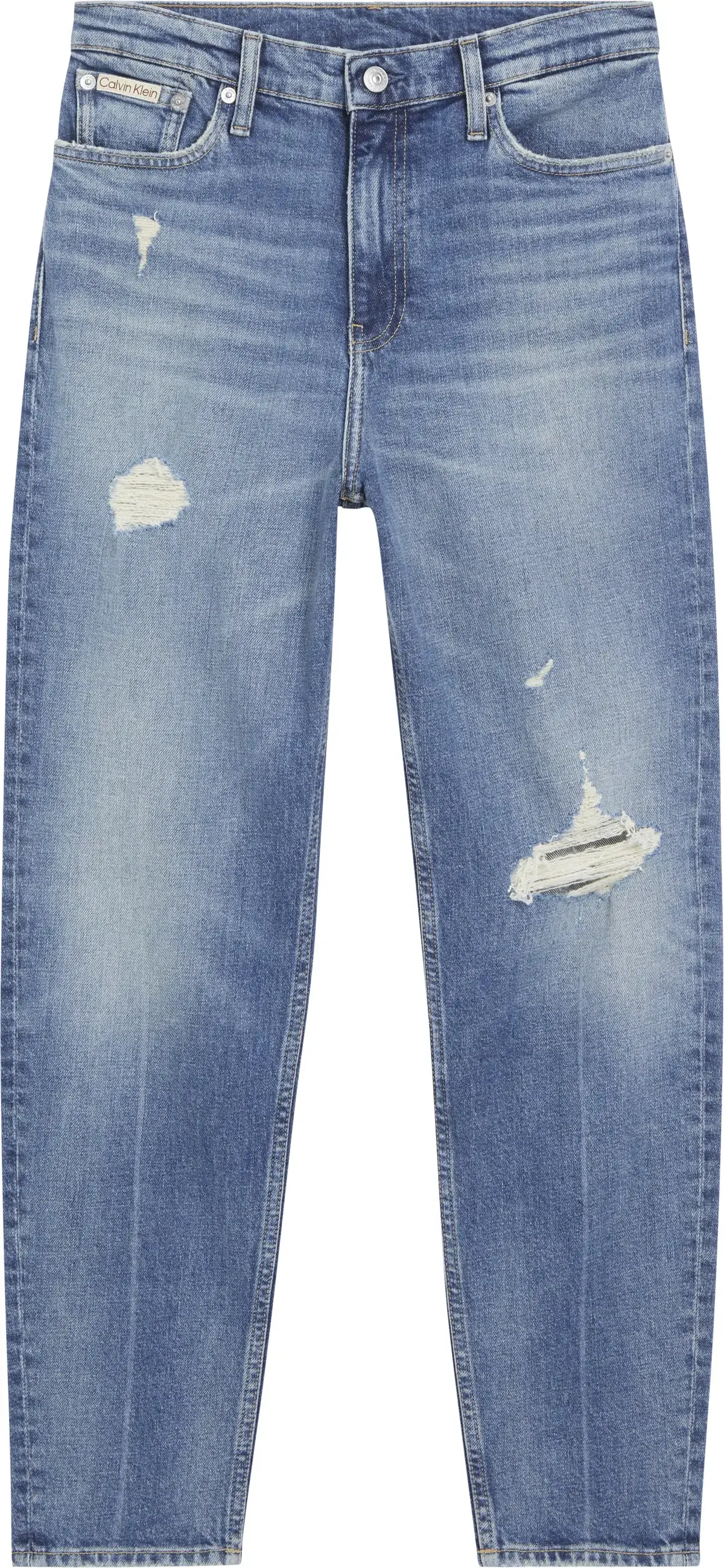 Calvin Klein MOM JEAN, 1A4 Mavi Kadın Jean Pantolon