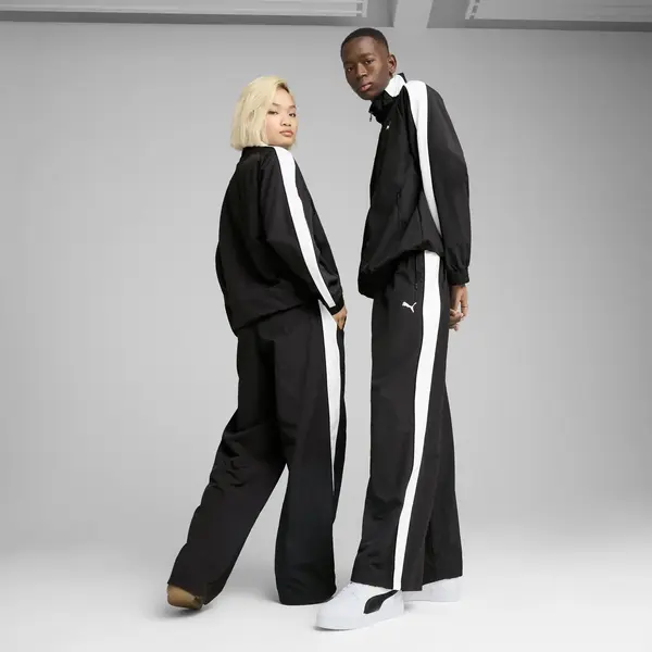 Puma T7 Oversized Track Pants Siyah Erkek Eşofman Altı