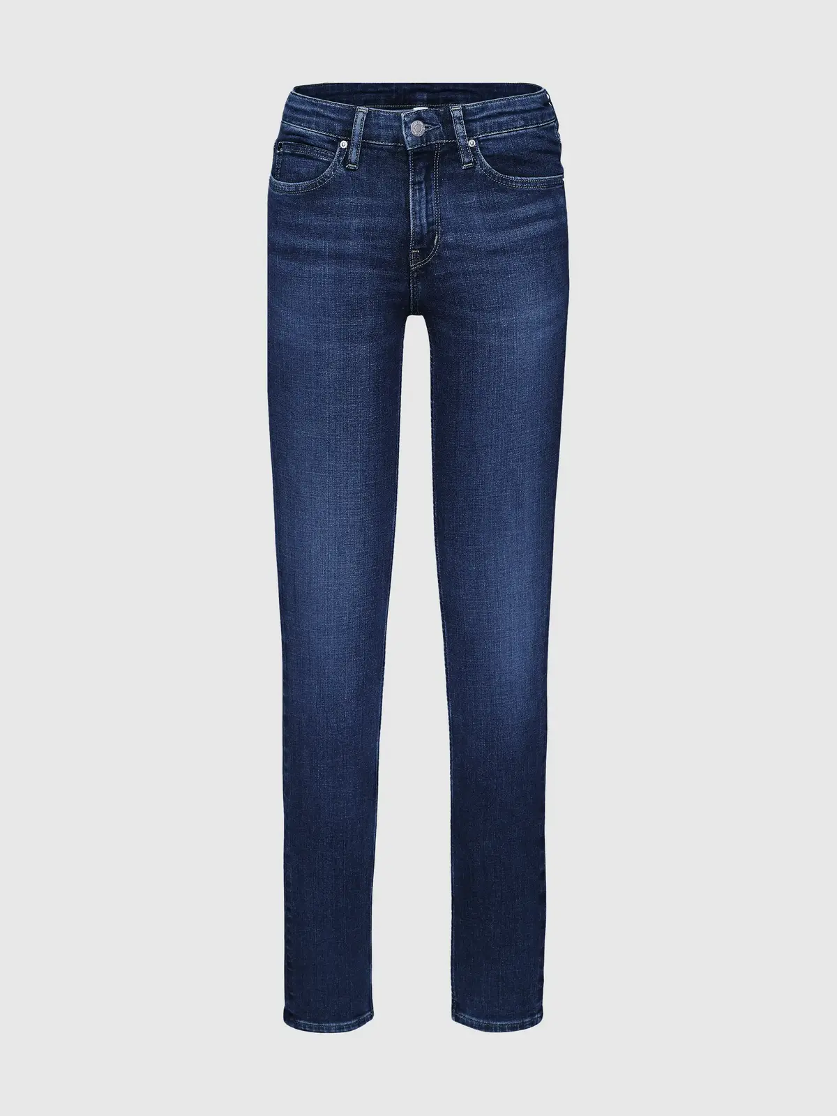 Calvin Klein CKJ 011 MID RISE SKI Kadın Mavi Kot Pantolon