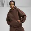 Puma ESS ELEVATED Hoodie Kahverengi Kadın Sweatshirt