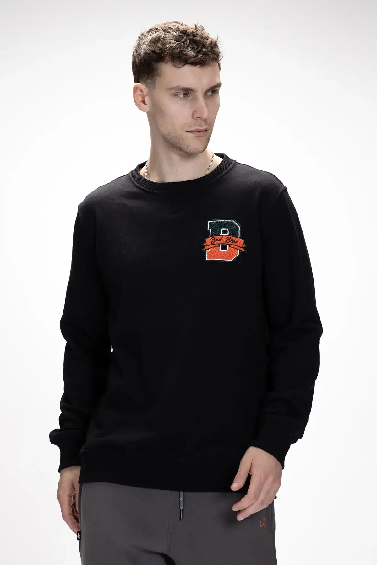 BAD BEAR CHOW CREWNECK Erkek Siyah Sweatshirt