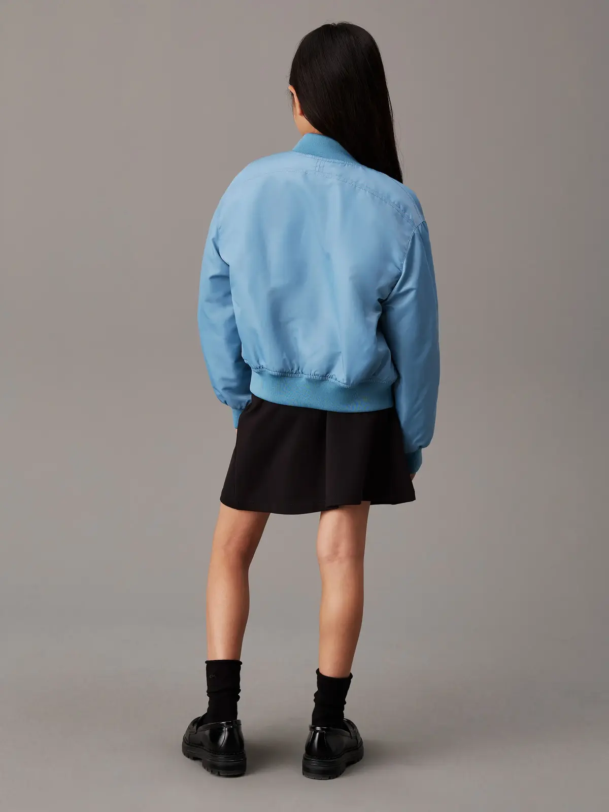 Calvin Klein LOGO TAPE FLARE PUNT Siyah Kız Çocuk Etek