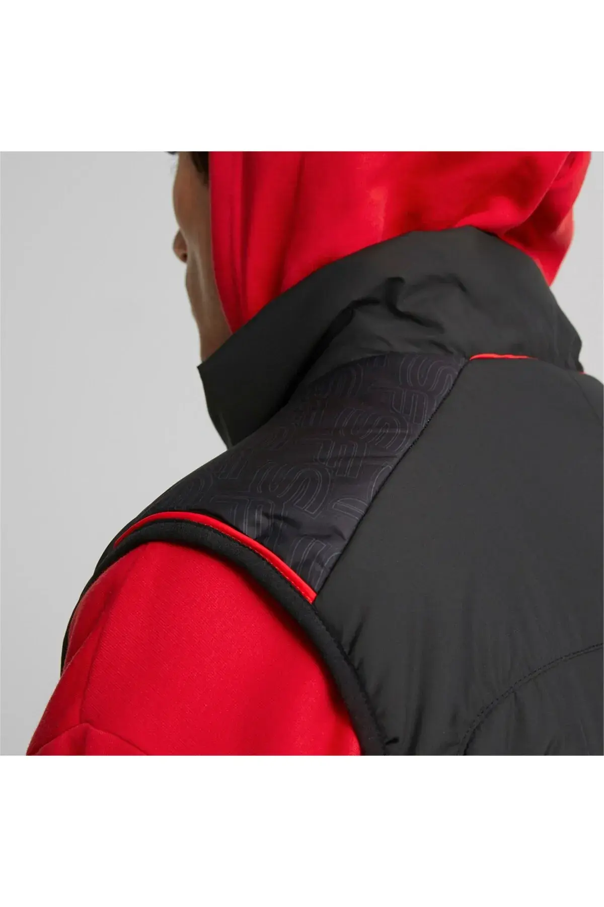 Puma Ferrari Race Padded Vest Siyah Erkek Şişme Yelek