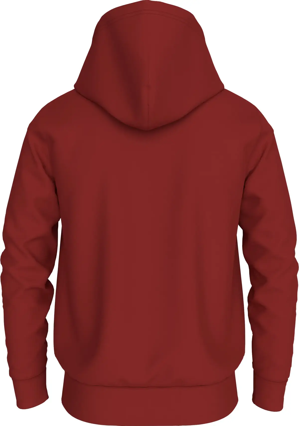 Tommy Hilfiger ESSENTIAL FLEECE ZIP  Erkek Kırmızı Fermuarlı Ceket