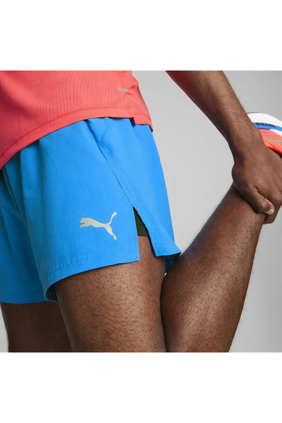 Puma Run Ultraweave 2IN1 Short Mavi Erkek Şort