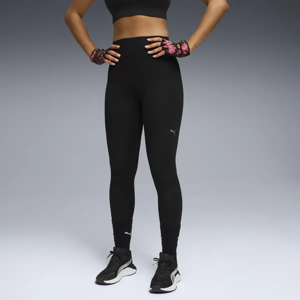 Puma W SHAPELUXE TIGHT Siyah Kadın Tayt