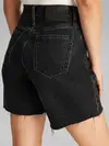 Calvin Klein BERMUDA SHORT Siyah Kadın Kot Bermuda Şort