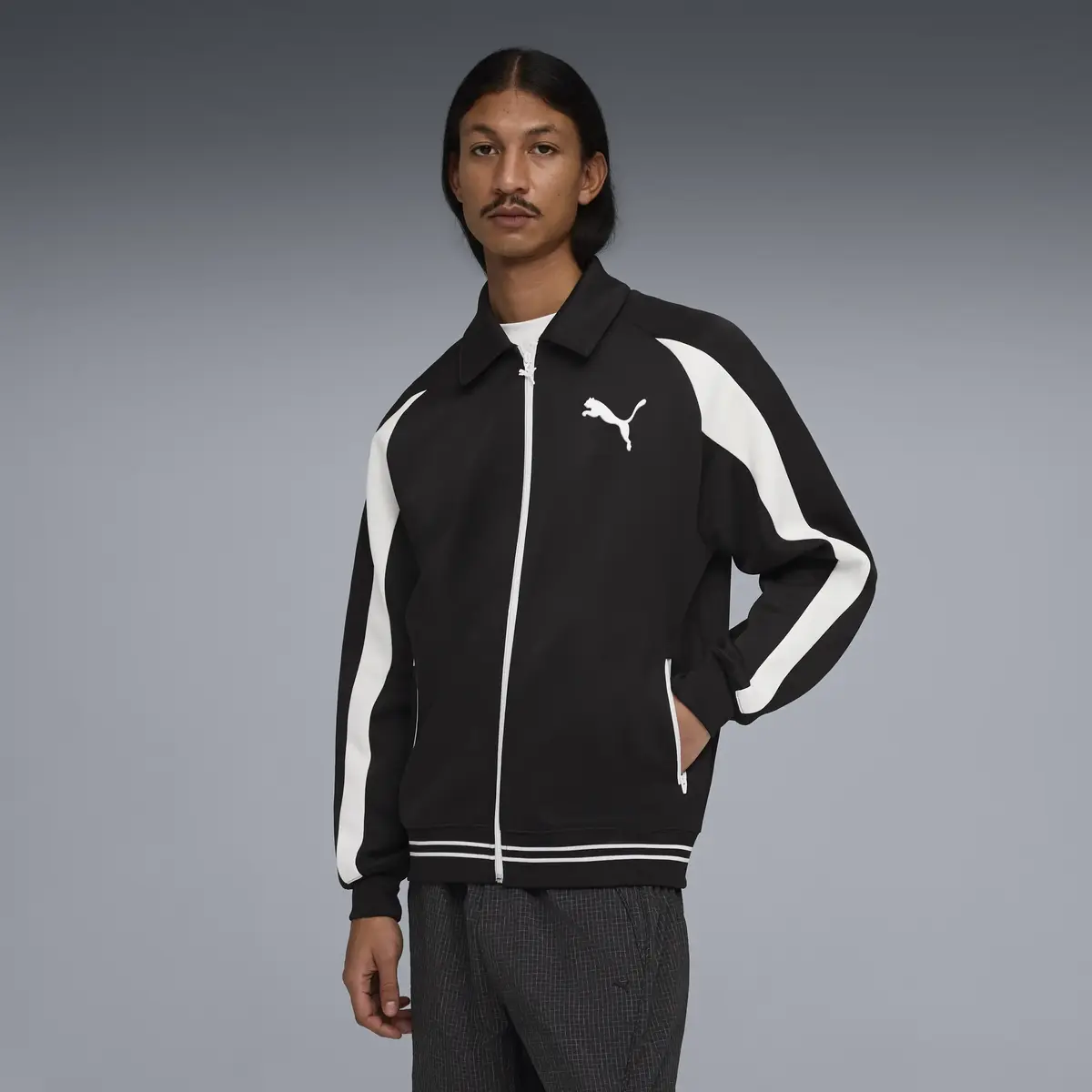 Puma T7 Relaxed Track Jacket Siyah Erkek Ceket