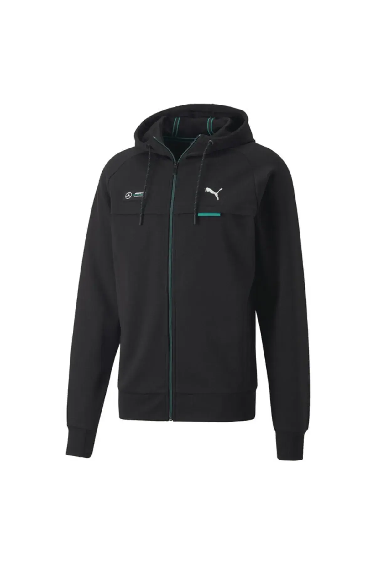 Puma Mapf1 Hooded Sweat Jacket Siyah Erkek Fermuarlı Hoodie
