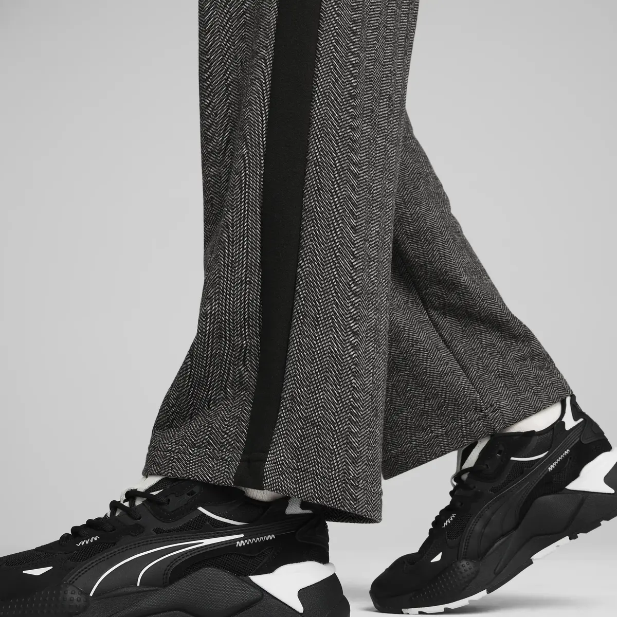 Puma T7 Relaxed Track Pants Siyah Erkek Eşofman Altı