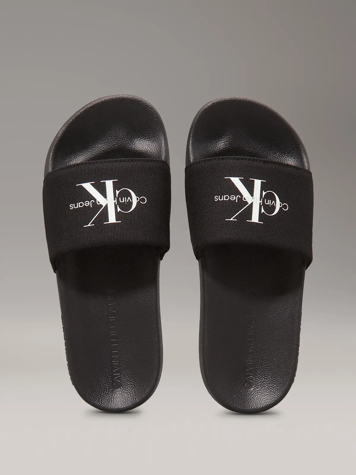 Calvin Klein SLIDE MONOGRAM WN, 0GM Siyah Kadın Terlik