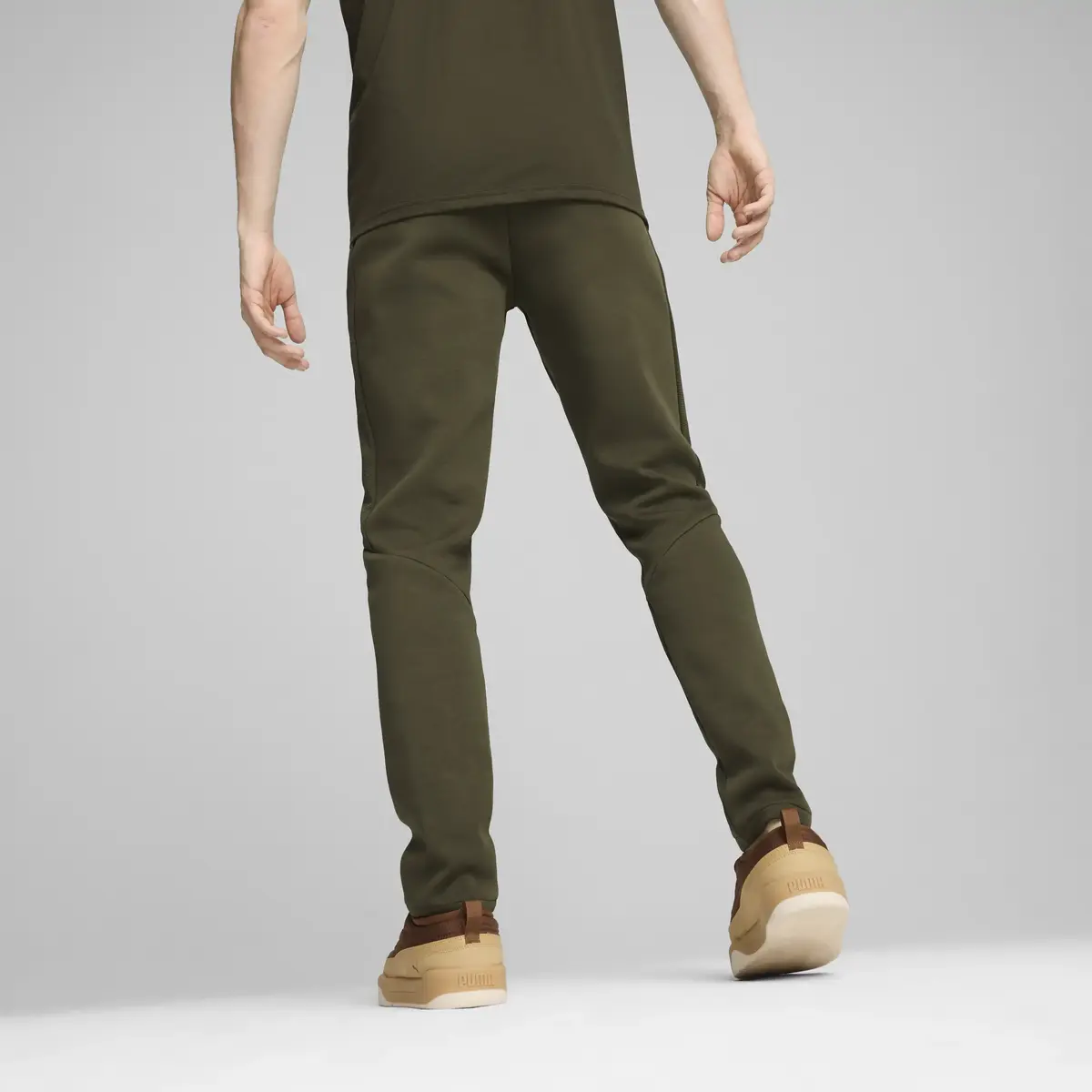 Puma EVOSTRIPE Pants Yeşil Erkek Eşofman Altı