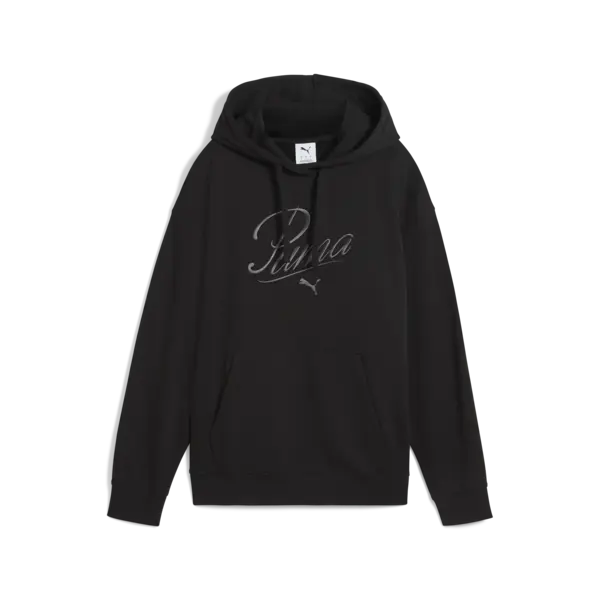 Puma SCRIPT Comfort Hoodie Siyah Kadın Hoodie