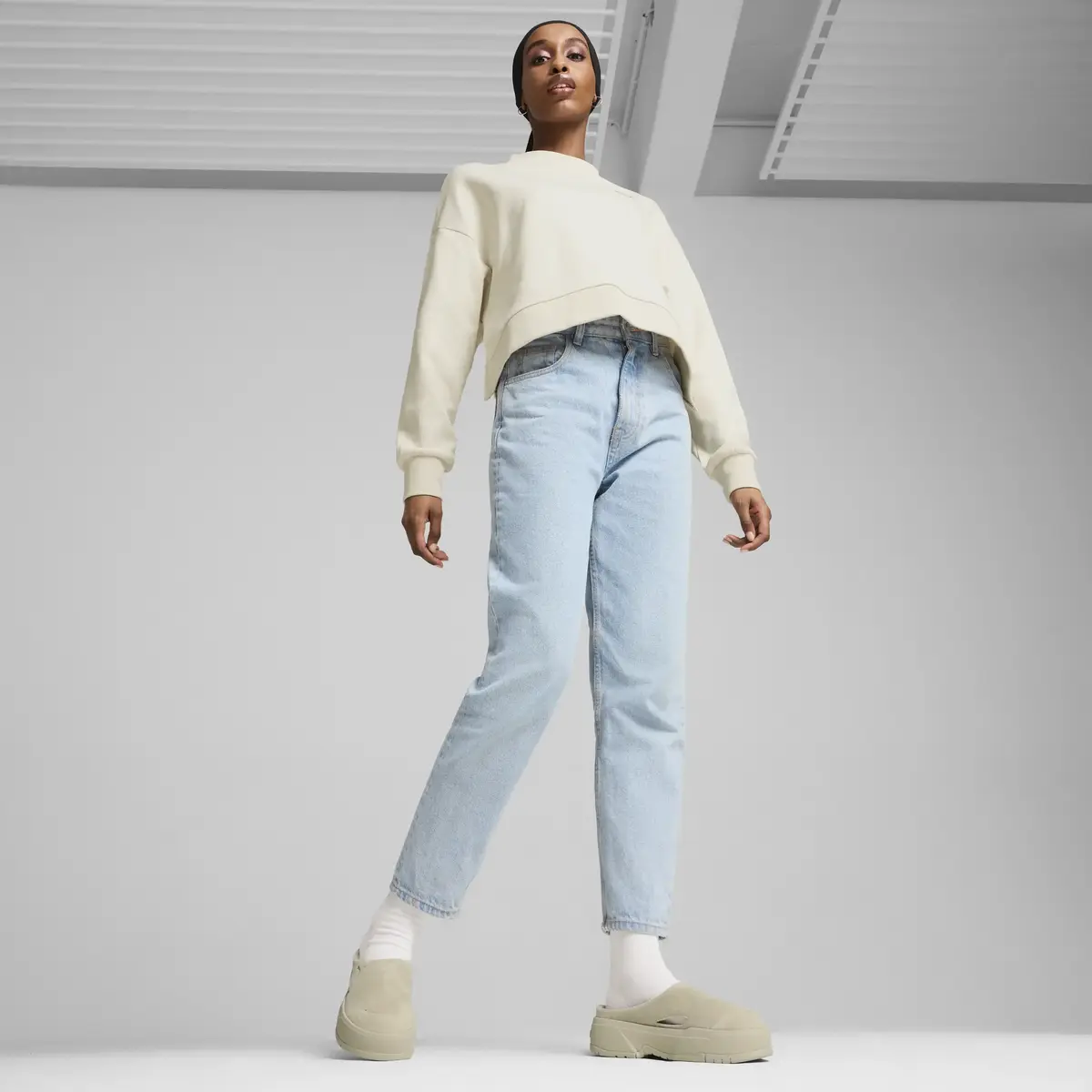 Puma CA. Mule FE Wns Bej Kadın Spor Ayakkabı & Sneaker