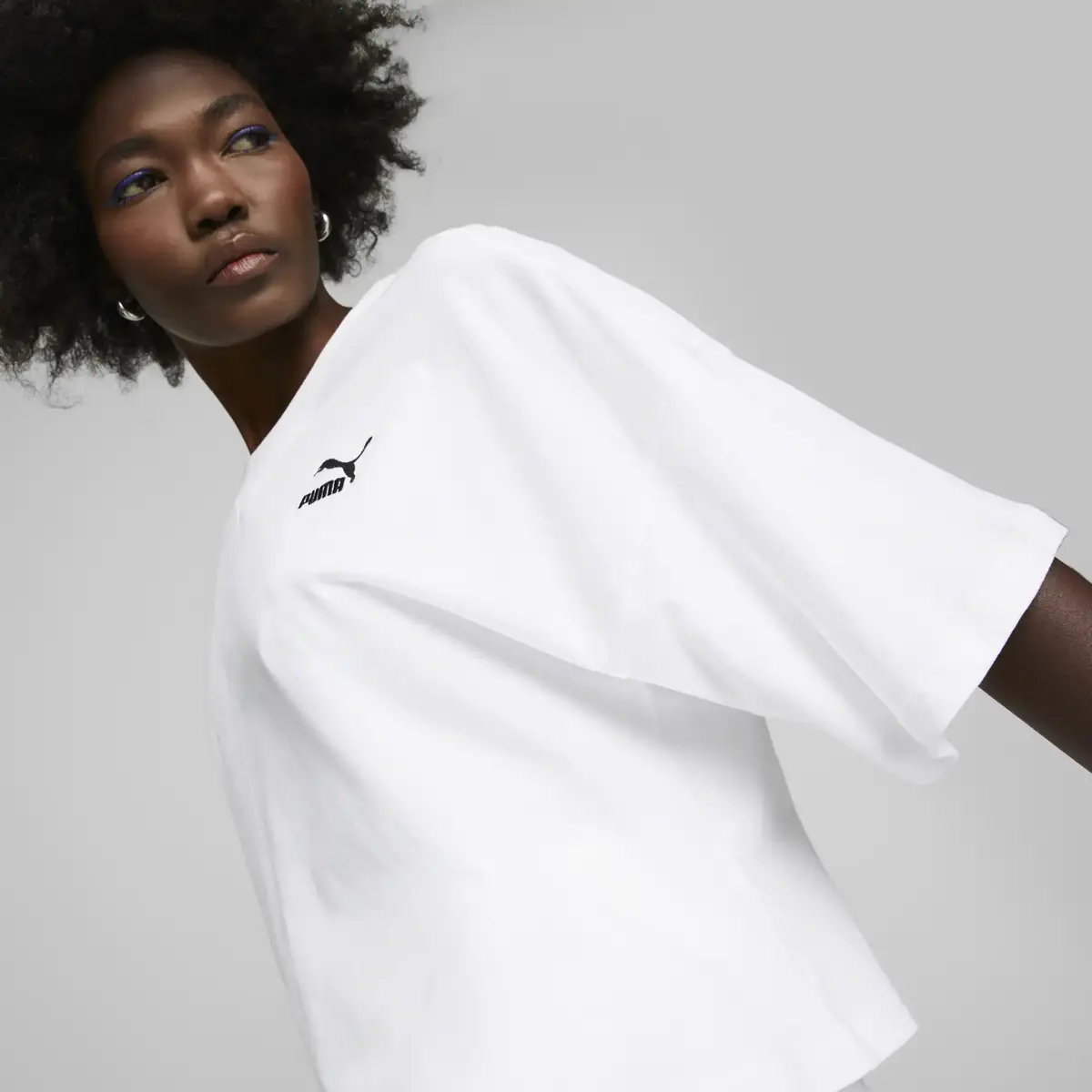 Puma Classıcs Oversized Tee Beyaz Kadın Tişört