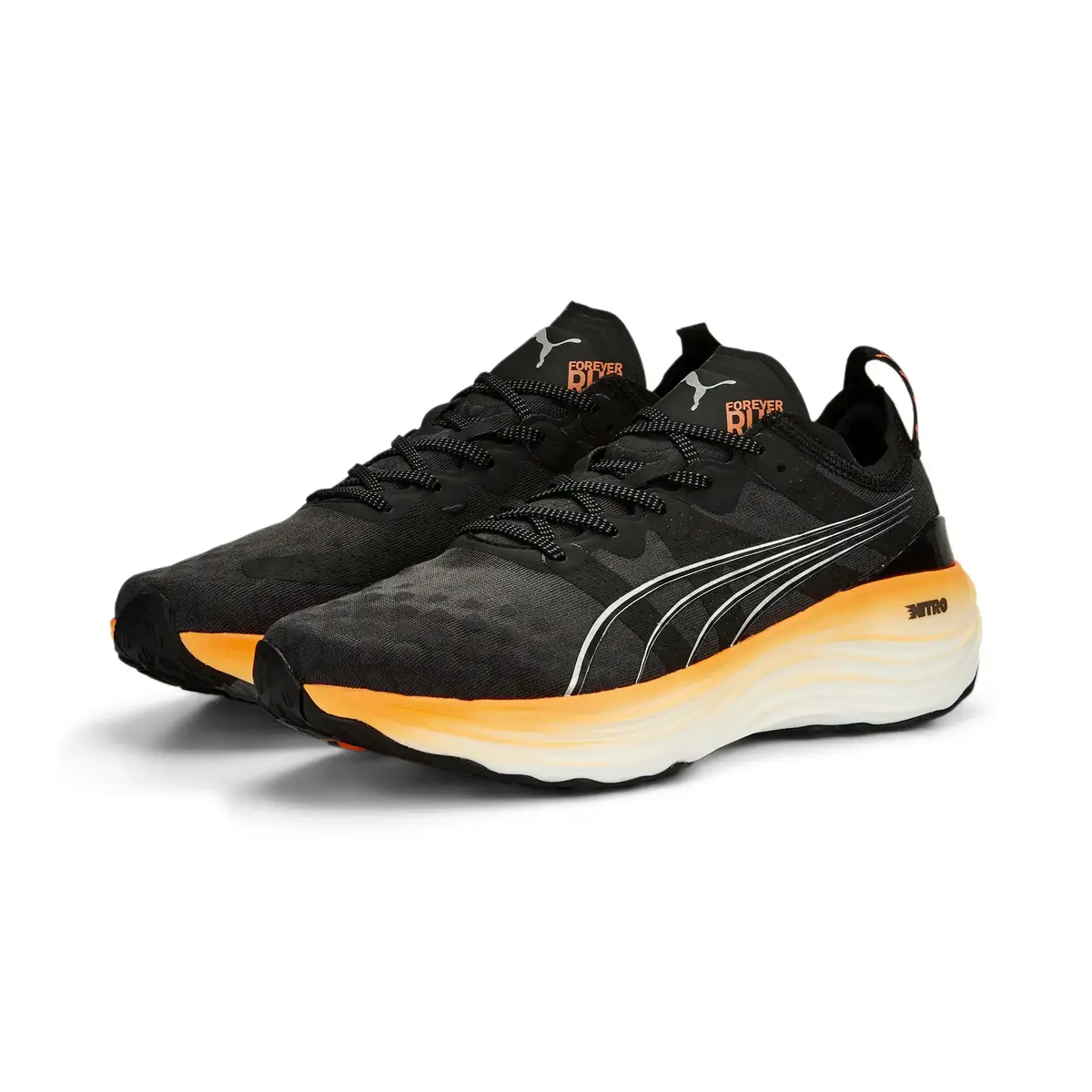 Puma ForeverRun Nitro Siyah Erkek Koşu Ayakkabısı
