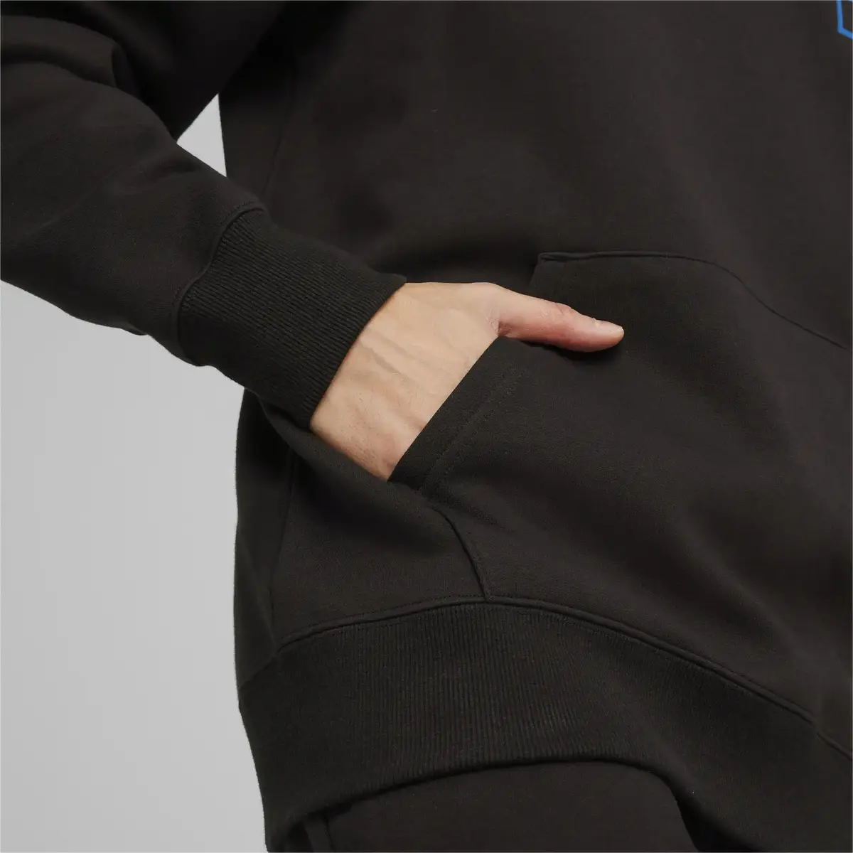 Puma X PLAYSTATION Graphic Hoodie DK Siyah Erkek Sweatshirt