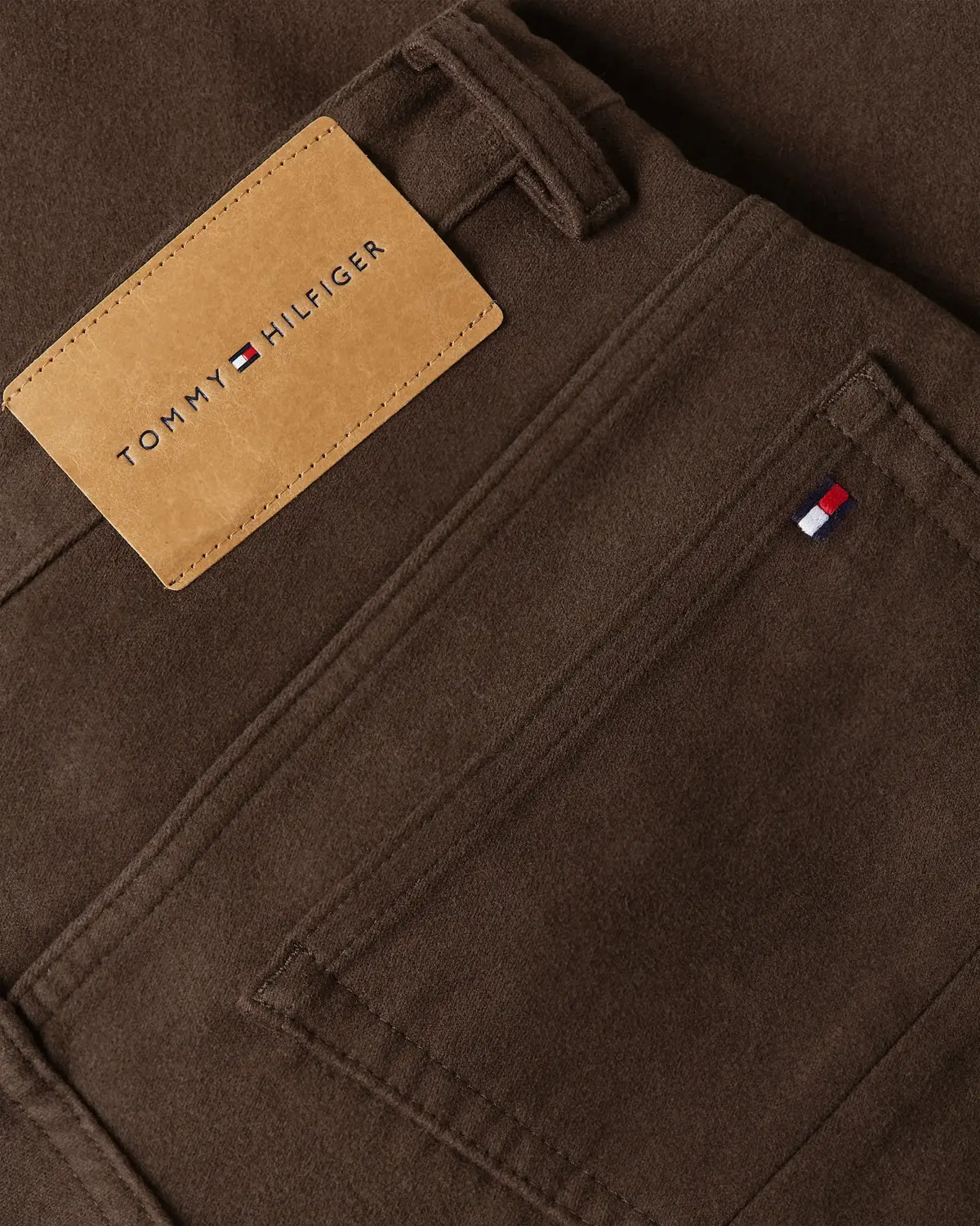 Tommy Hilfiger DENTON 5PKT MOLESKIN, GUE Kahverengi Erkek Pantolon