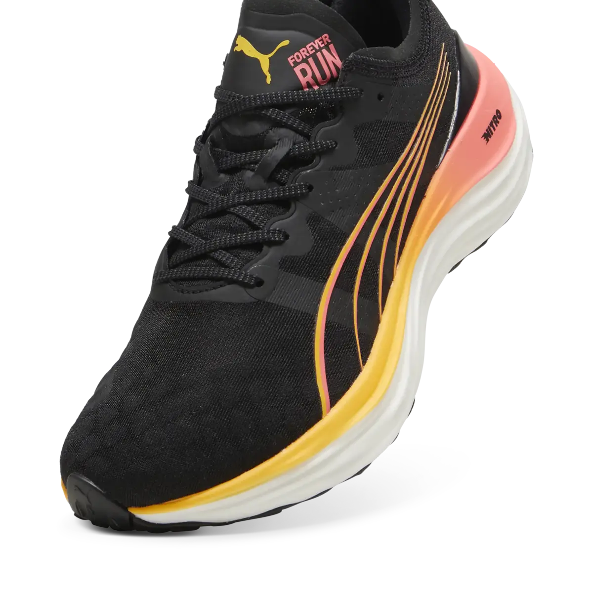 Puma ForeverRun Nitro Siyah Erkek Yürüyüş ve Koşu Ayakkabısı