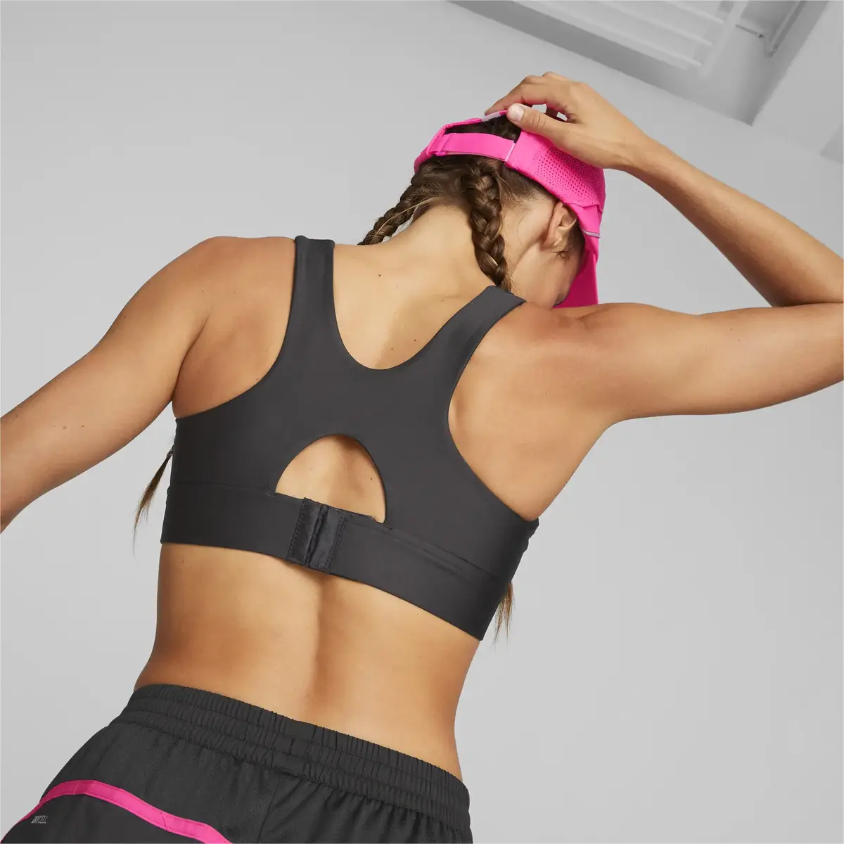 Puma High Impact Ultraform Running Bra PUMA B Siyah Kadın Spor Sütyeni/Bra