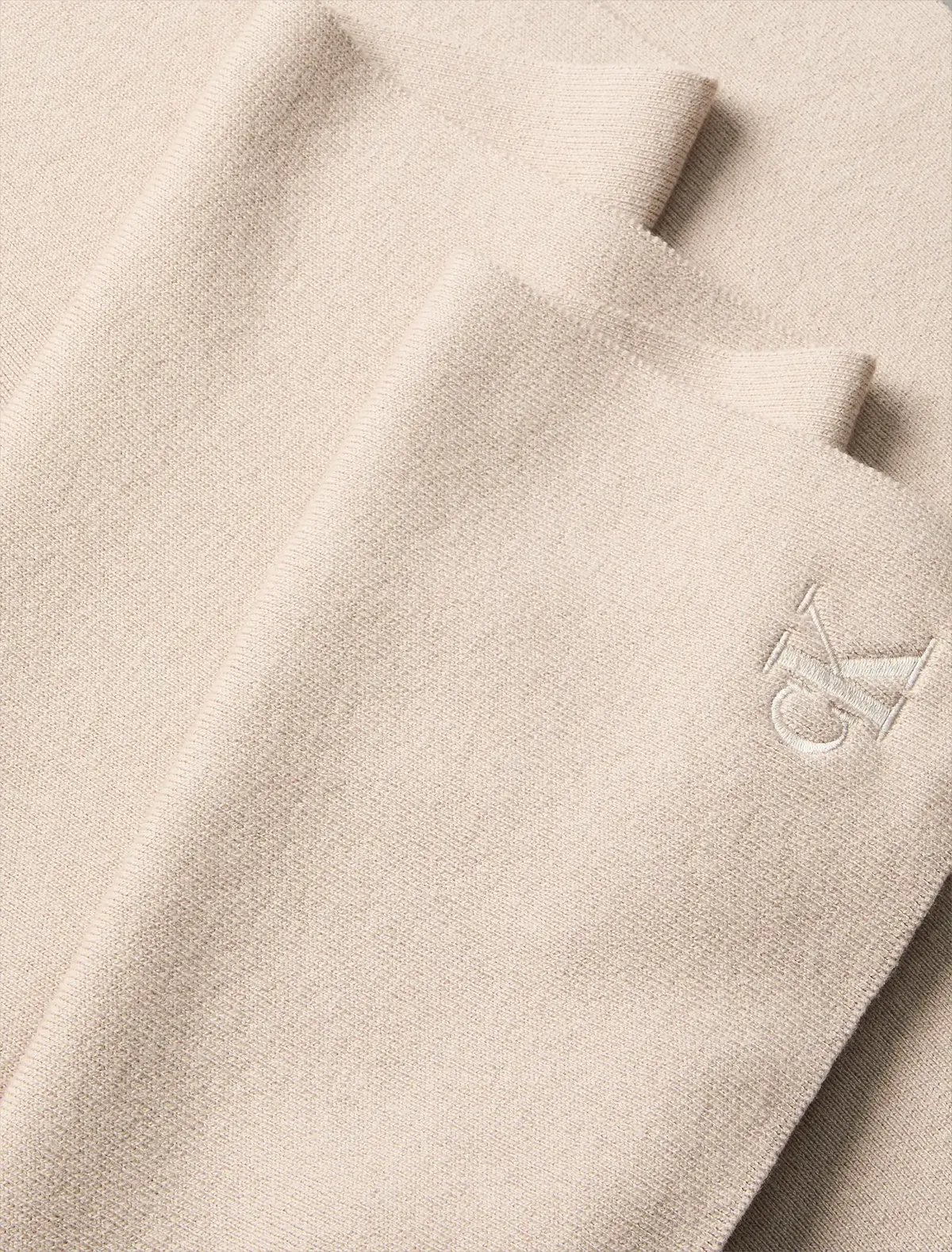 Calvin Klein CK FINE RIB SCARF, RMU Bej Kadın Atkı