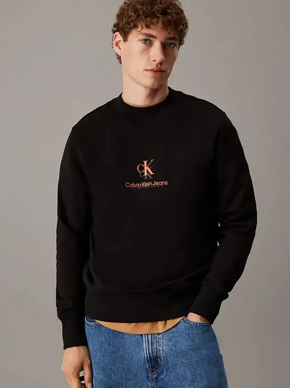 Calvin Klein Siyah Erkek Sweatshirt & Hoodie Calvin Klein Siyah Erkek Sweatshirt & Hoodie