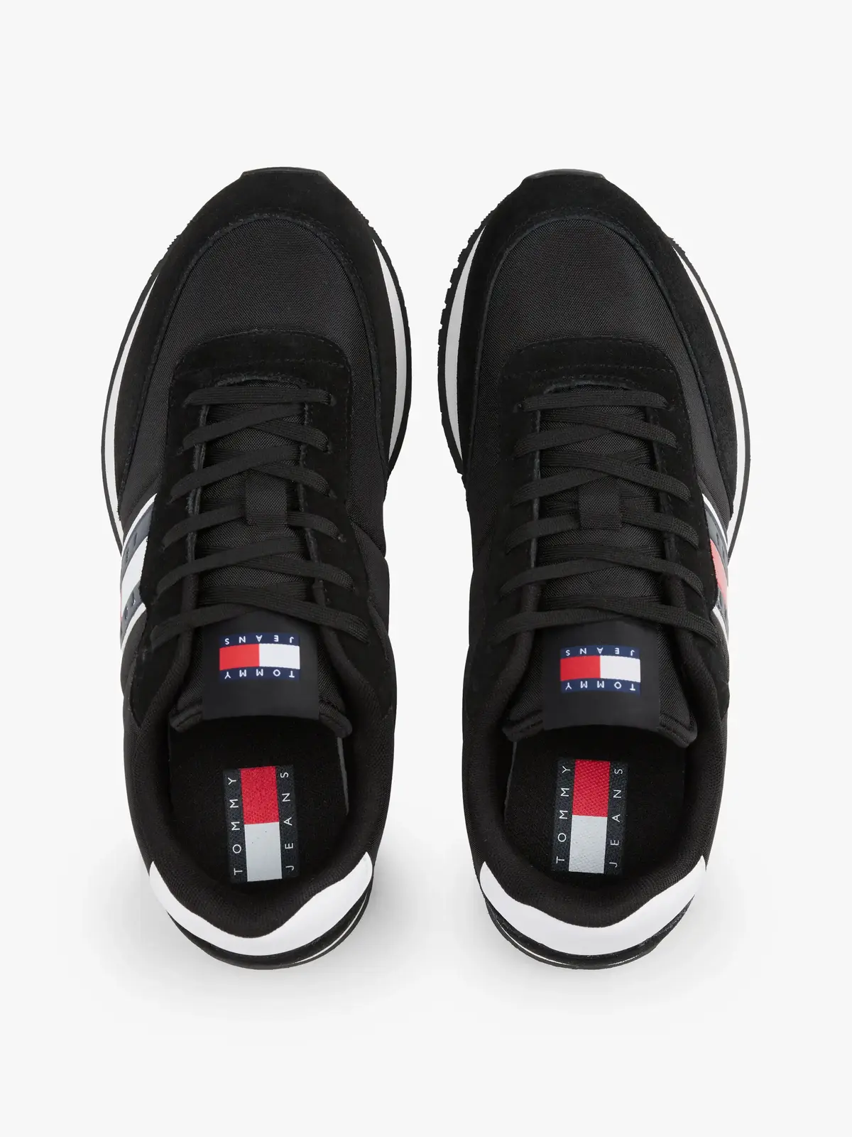 Tommy Hilfiger (NEW) TJM RUNNER CAS, BDS Siyah Erkek Spor Ayakkabı & Sneaker