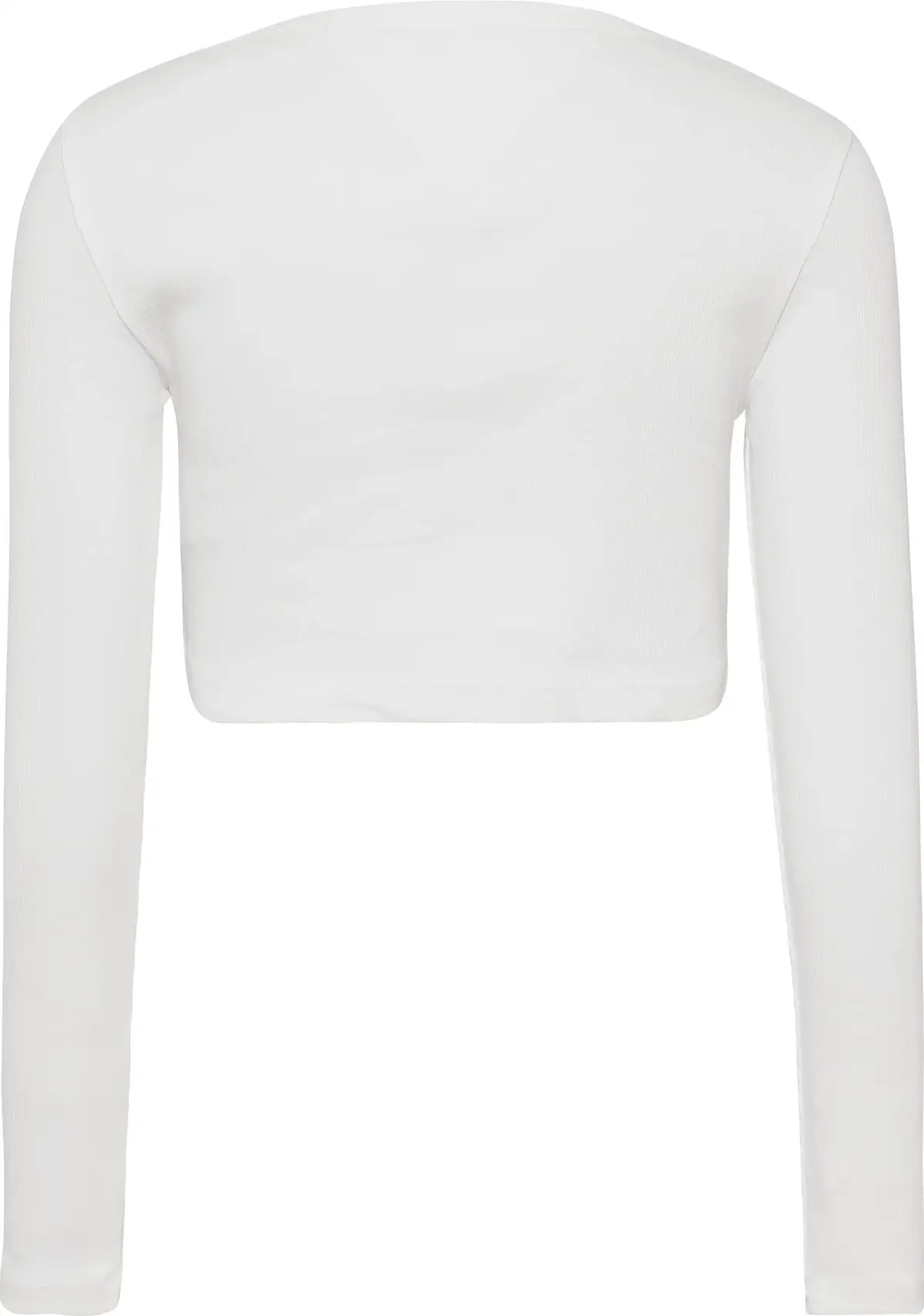 Tommy Hilfiger TJW CROP RIB CENTER Kadın Krem Kazak