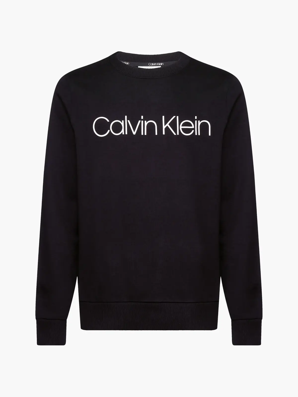 Calvin Klein COTTON LOGO SWEATSHI Erkek Siyah Sweatshirt