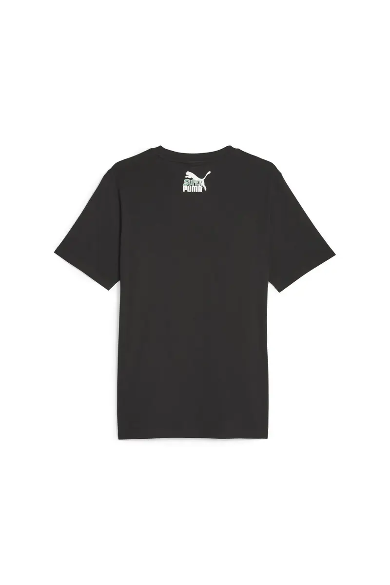 Puma CLASSICS SUPER PUMA Graphic Tee Siyah Erkek T-Shirt