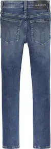 Calvin Klein SLIM ESS MID BLUE ST Erkek Mavi Kot Pantolon