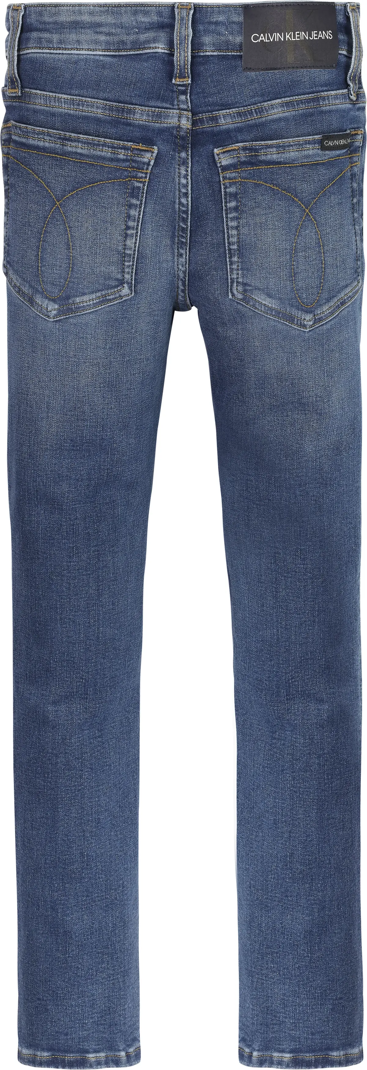Calvin Klein SLIM ESS MID BLUE ST Erkek Mavi Kot Pantolon