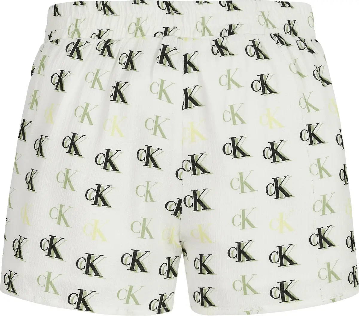 Calvin Klein MONOGRAM AOP SHORTS Kadın Beyaz Şort