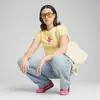 PUMA WARDROBE ESS Baby Tee Sarı Kadın Crop