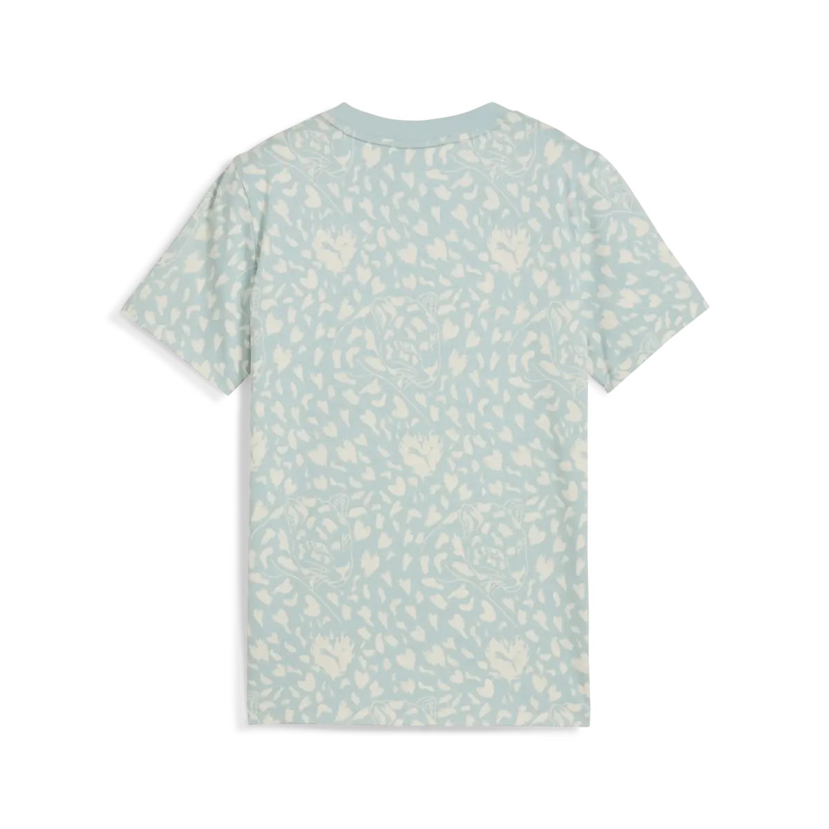 Puma FLAMING LOVE AOP Tee Mavi Kız Çocuk T-Shirt & Polo