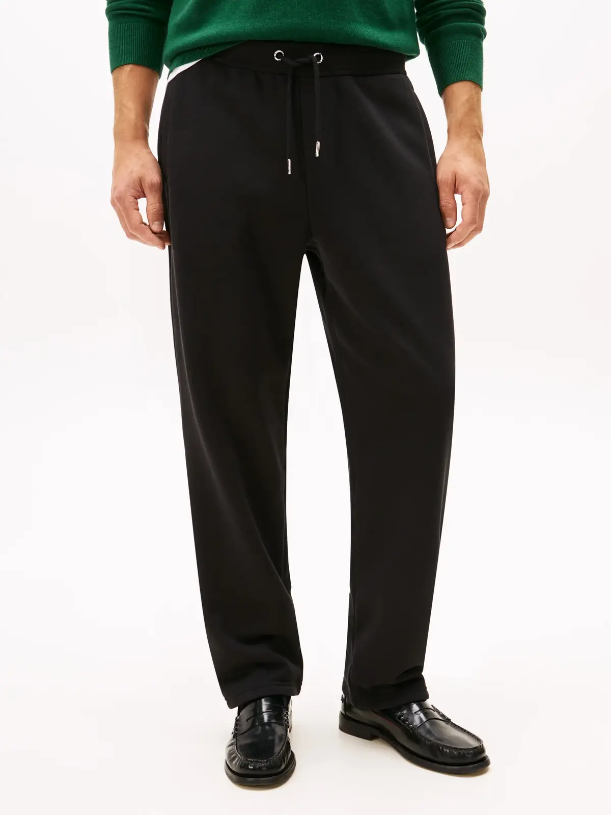 Tommy Hilfiger GLOBAL STRIPE SWEATP, BDS Siyah Erkek Eşofman Altı