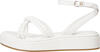Tommy Hilfiger EAST COASTAL LEATHER Kadın Beyaz Sandalet