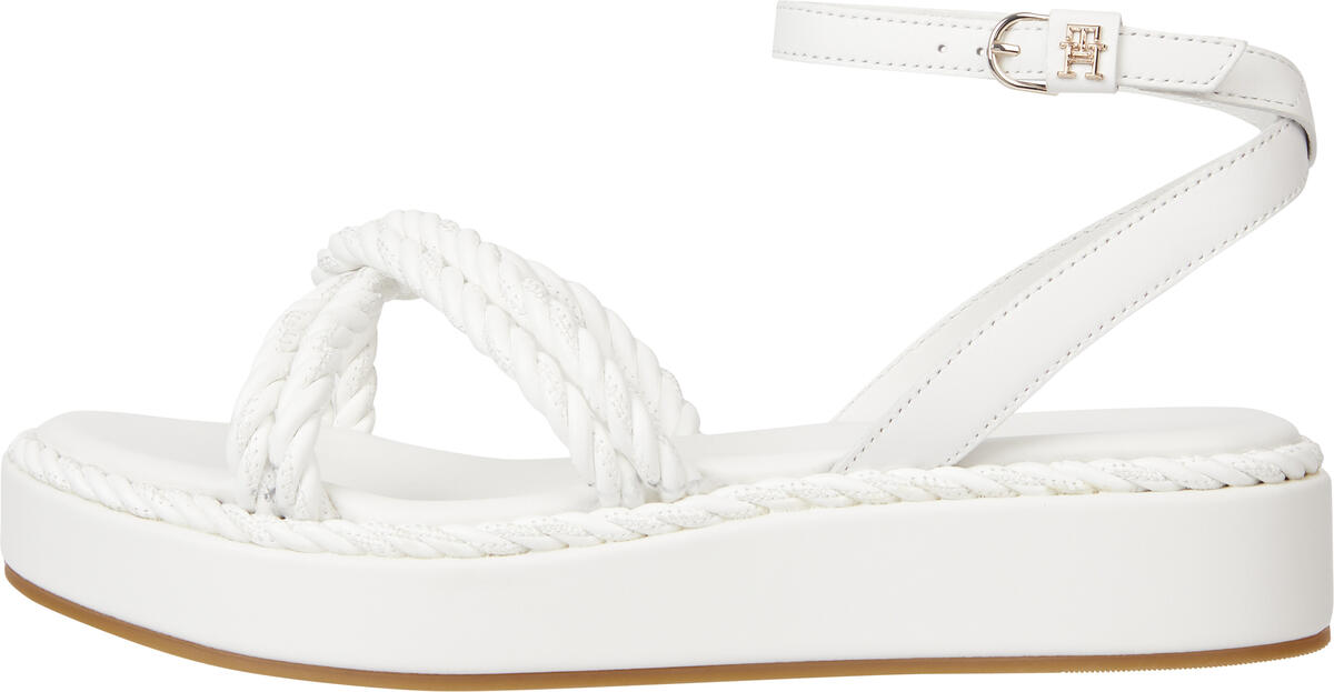 Tommy Hilfiger EAST COASTAL LEATHER Kadın Beyaz Sandalet